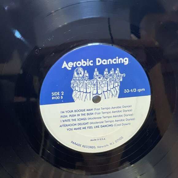 Various Aerobic Dancing (Vinyl, 1981) Parade #100 VG+ Record Only NO COVER LP - Picture 6 of 6